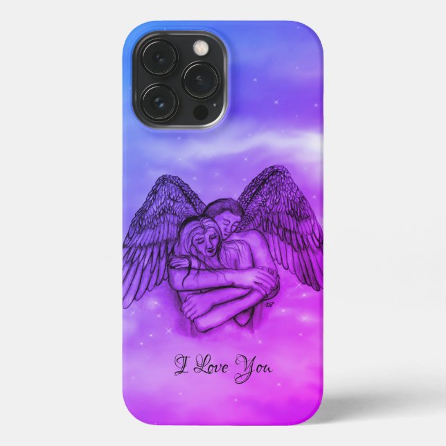 Coque iPhone Angel Eros in Love (Verso)