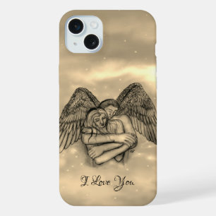 Coque iPhone 15 Plus Angel Eros in Love