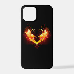 Coque iPhone 12 Pro Angel Fire Heart with Wings