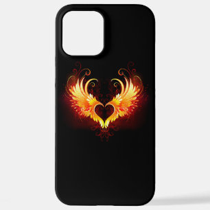 Coque iPhone 12 Pro Max Angel Fire Heart with Wings