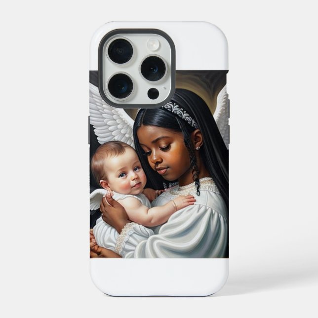 Coque iPhone anges bébés (Verso)