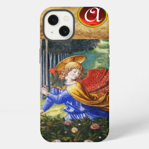 Etui iPhone 13 Anges cueillant des fleurs dans un paysage céleste
