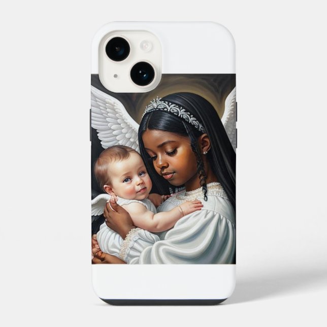 Coque iPhone anges de bébé (Verso)