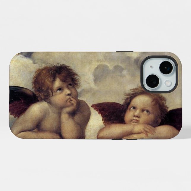 Coque iPhone Anges de Raphaël (Verso Horizontal)