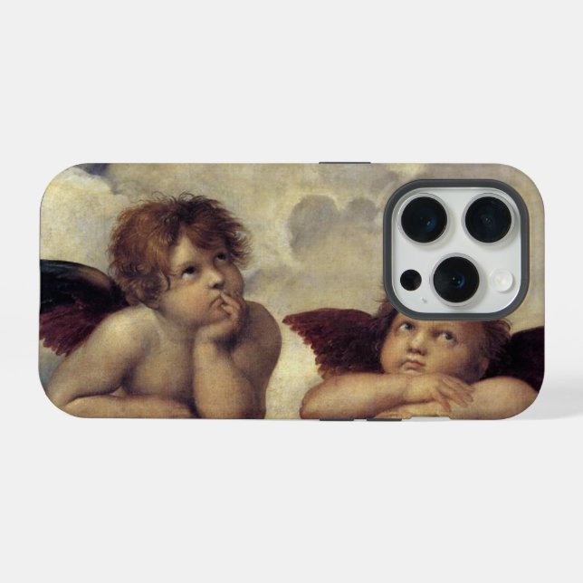 Coque iPhone Anges de Raphaël (Verso Horizontal)