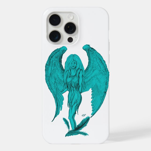Coque iPhone Angle, Dessin crayon (Verso)