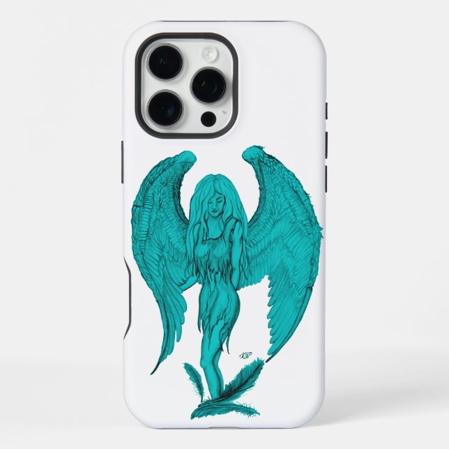 Coque iPhone Angle, Dessin crayon (Verso)
