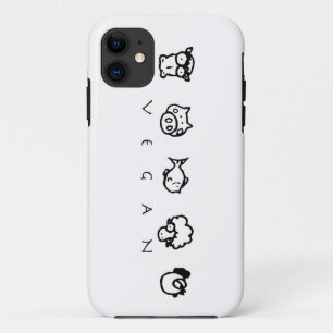 Coque iphone animal végétalien de téléphone