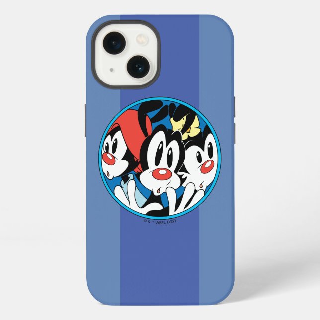 Coque iPhone Animaniacs | Warner Siblings Circle Graphic (Verso)
