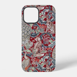 Coque iPhone 12 Animaux de la forêt, William Morris