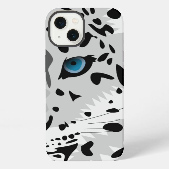 Coque iPhone Animé léopard des neiges (Verso)