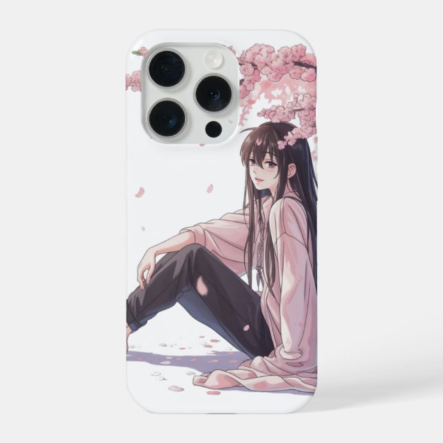 Coque iPhone Anime paisible (Verso)