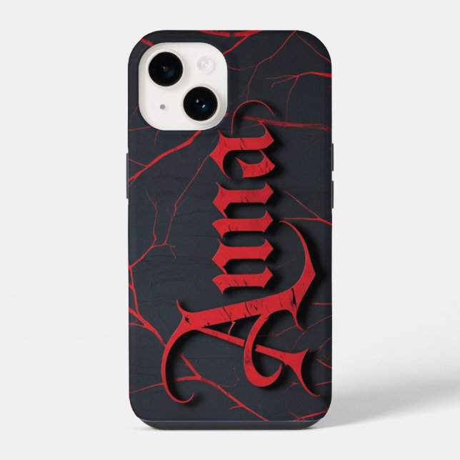 Coque iPhone Anna en gothique (Verso)