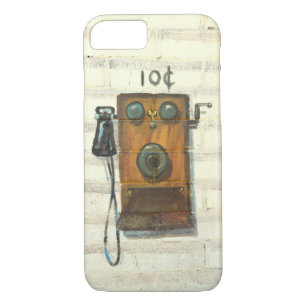 coque iphone antique de téléphone de mur