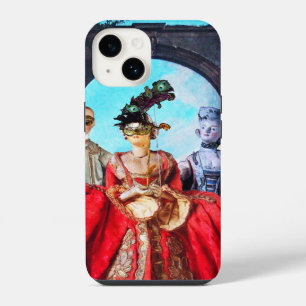 COQUE POUR iPhone 14 ANTIQUE ITALIENNE PUPPETS ET MASQUES MASQUERADE PA
