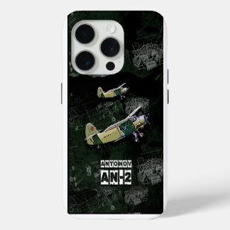 Coque iPhone 15 Pro Antonov AN2 Russe Dossier de téléphone d'aéronef