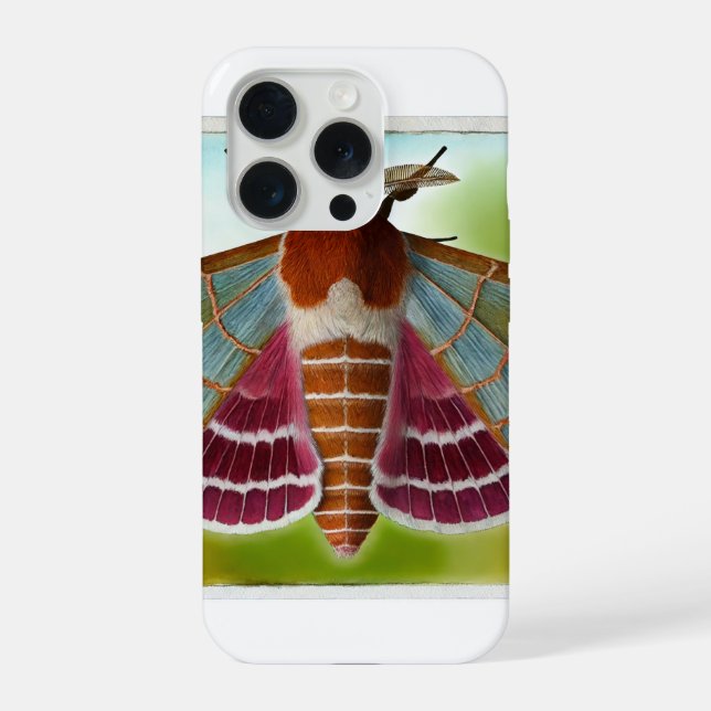Coque iPhone Aphelia Moth 190624IREF101 - Watercolor (Verso)