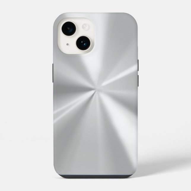Coque iPhone Apparence Chrome (Verso)