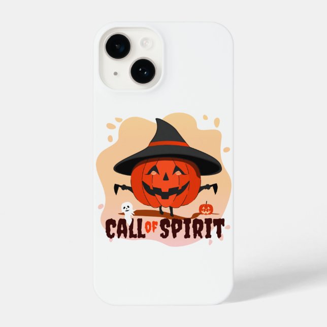 Coque iPhone Appel de l'Esprit d'Halloween (Verso)