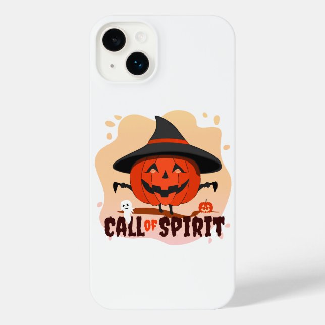Coque iPhone Appel de l'Esprit d'Halloween (Verso)