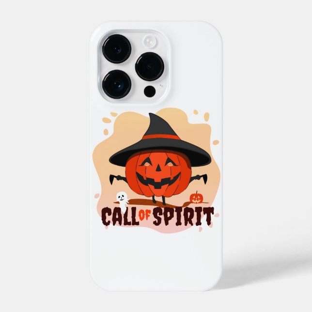 Coque iPhone Appel de l'Esprit d'Halloween (Verso)