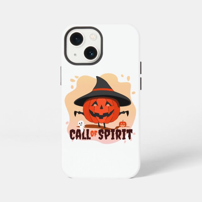 Coque iPhone Appel d'Halloween de l'esprit (Verso)