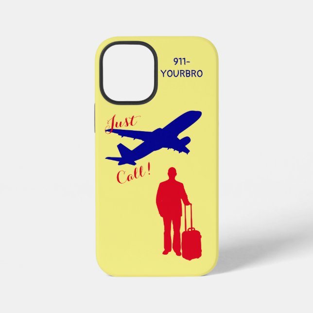 Coque iPhone Appel frère (Verso)