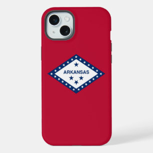 Coque iPhone 15 Plus Apple iPhone 15 Plus Coque-Mate, drapeau Akansas