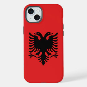 Coque iPhone 15 Plus Apple iPhone 15 Plus Coque-Mate, drapeau d'Albanie