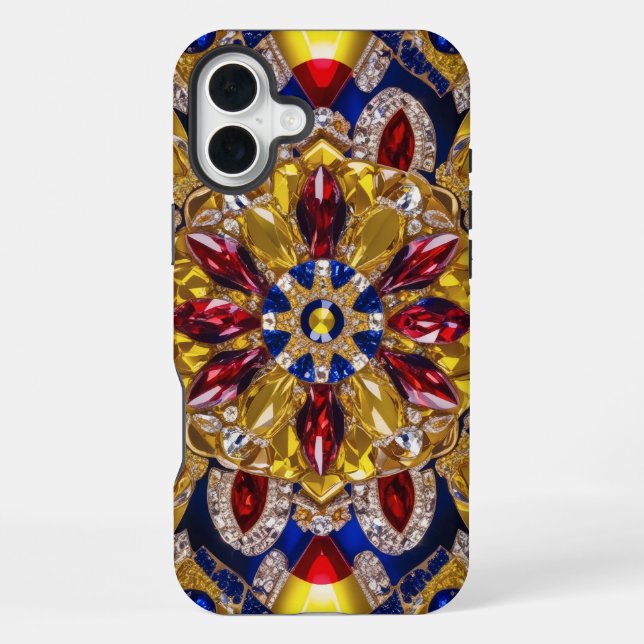 Coque iPhone Apple iPhone 16 Plus Mate, Couleurs Colombie (Verso)