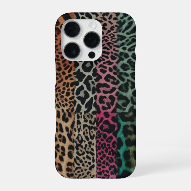 Coque iPhone Apple iPhone 16 Pro Back Cover - Animaux dynamique (Verso)