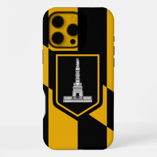 Coque iPhone 16 Pro Max Apple iPhone 16 Pro Max Coque, drapeau Baltimore