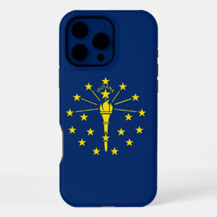 Coque iPhone 16 Pro Max Apple iPhone 16 Pro Max Coque, drapeau Indiana