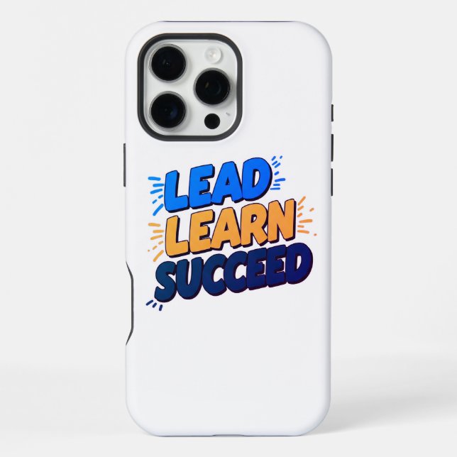 Coque iPhone "Apple iPhone 16 Pro Max - DIRIGER, APPRENDRE, RÉU (Verso)