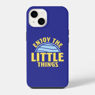 Coque Pour iPhone 14 Appréciez les petites choses Citation de gratitude