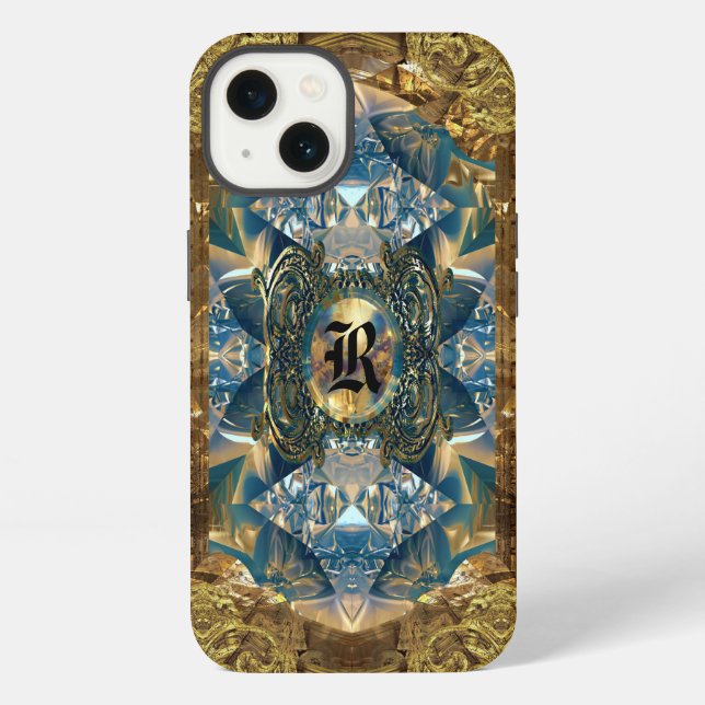 Coque iPhone Aprallet Baxter Monogramme Victorien  (Verso)