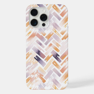 Coque iPhone 15 Pro Max Aquarelle Abstraite moderne et élégante Géométriqu