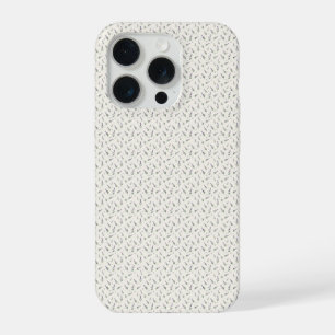 Coque iPhone 15 Pro Aquarelle apaisante Lavande et Baie d'hiver