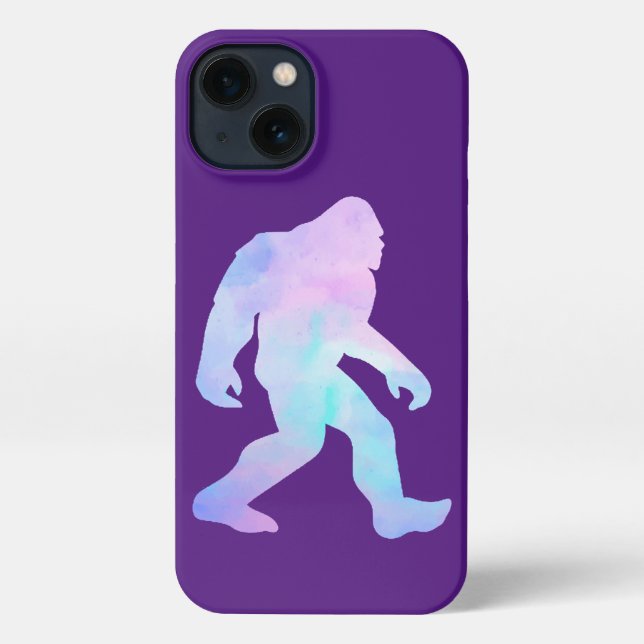 Coque iPhone Aquarelle Bigfoot (Verso)