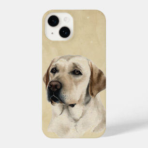Coque Pour iPhone 14 Aquarelle Golden Labrador Chien Animal animal de c