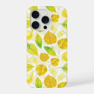 Coque iPhone 15 Pro Aquarelle motif d'automne