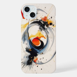 Coque iPhone 15 Plus Aquarelle Peinture Doodle
