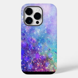 Coque Pour iPhone 14 Plus Aquarelles colorées de l'espace profond
