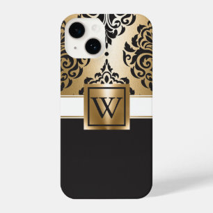 Coque Pour iPhone 14 Arabes noirs et d'or