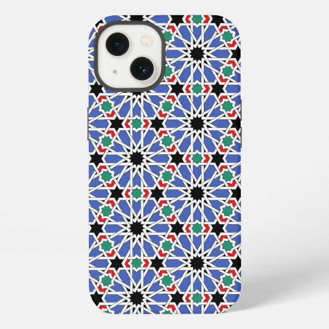 Coque iPhone Arabesque Mosaic Pattern  (Verso)