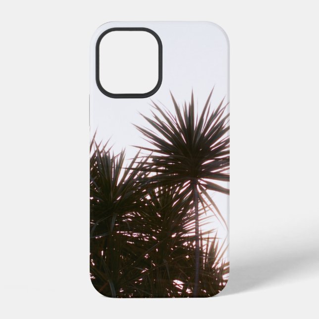 COQUE iPhone ARBRE À FEUILLES ALLONGÉES VERT (Verso)