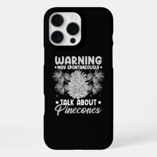 Coque iPhone 16 Pro Max Arbre à pomme de pin Drôle de plante Montagne Forê