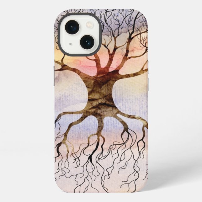 Coque iPhone Arbre contre le ciel (Verso)