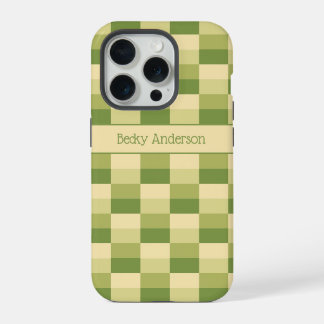 Coque iPhone 15 Pro Arbre dans les couleurs du désert avec nom