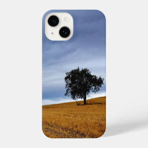 Coque Pour iPhone 14 Arbre dans un champ de blé